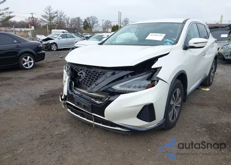 2020 Nissan Murano S Intelligent Awd z USA, uszkodzony, nr VIN 5N1AZ2AS3LN161953